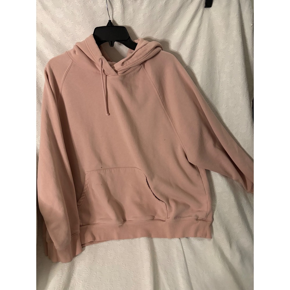 Old Navy Soft Grunge Skater Style XL Pink Hoodie Raglan Sleeve Kangaroo Pocket